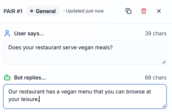 Webchat Widget settings